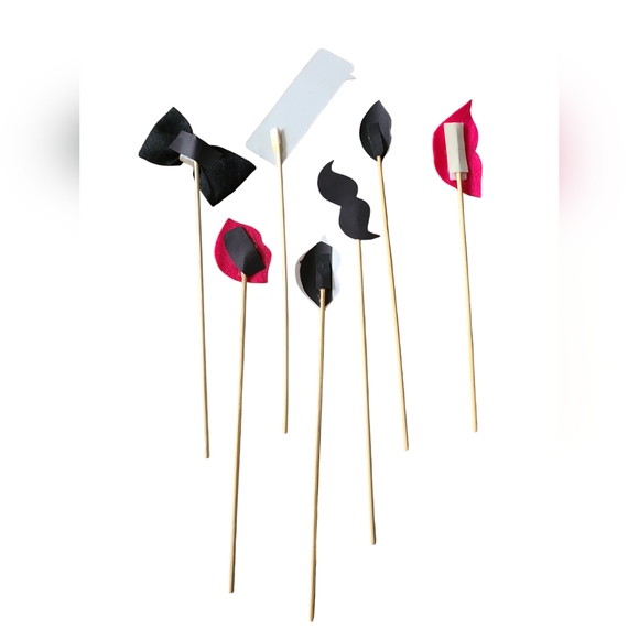 SHEIN & HANDMADE | PHOTO BOOTH PROPS FOR WEDDING | SET OF 13 - Picture 6 of 8